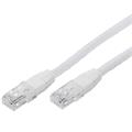 UTP Patch Cat.6 - 10 m Hvit Nettverkskabel 250MHz 24AWG